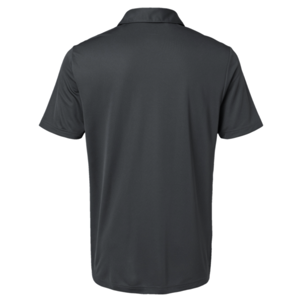 Adidas Men's Camo Chest Print Polo, Grey Six, Back view