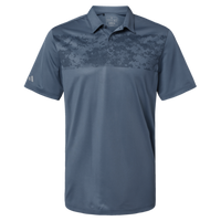 Adidas Men's Camo Chest Print Polo, Tech Ink, Front view