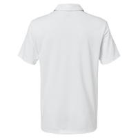 Adidas Men's Camo Chest Print Polo, White, Back view