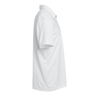 Adidas Men's Camo Chest Print Polo, White, Right Sleeve view