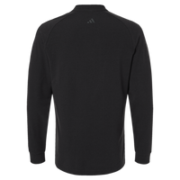 Adidas Men's Henley Long Sleeve T-Shirt, Black, Back view
