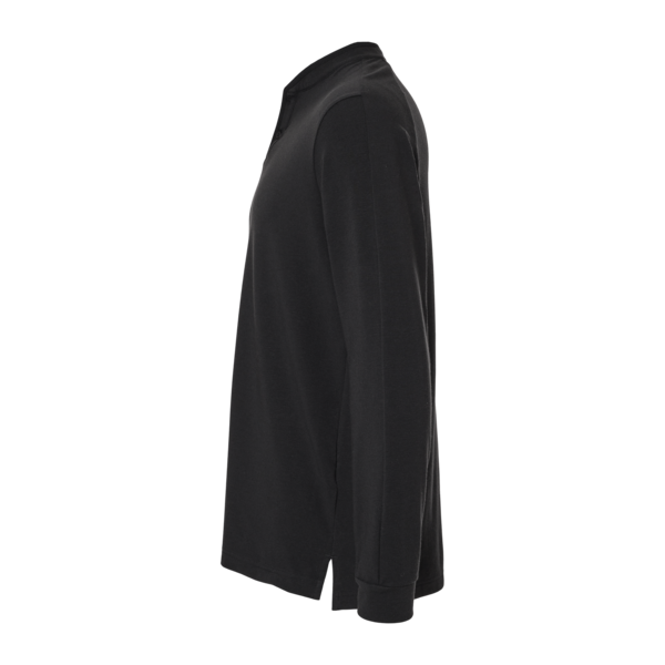 Adidas Men's Henley Long Sleeve T-Shirt, Black, Left Sleeve view