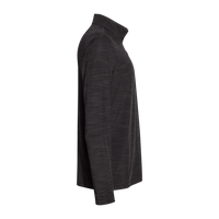 Adidas Men's Lightweight Mélange Quarter-Zip Pullover, Black Melange, Right Sleeve view