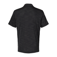Adidas Men's Mélange Polo, Black Melange, Back view