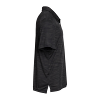 Adidas Men's Mélange Polo, Black Melange, Right Sleeve view