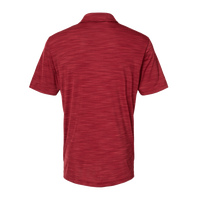 Adidas Men's Mélange Polo, Collegiate Burgundy Melange, Back view
