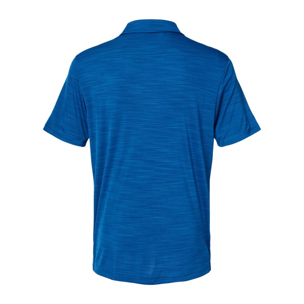 Adidas Men's Mélange Polo, Collegiate Royal Melange, Back view