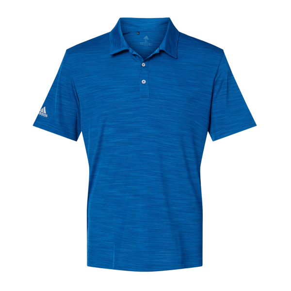 Adidas Men's Mélange Polo, Collegiate Royal Melange, Front view