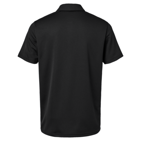 Adidas Men's Micro Piqué Polo, Black, Back view