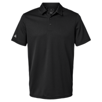 Adidas Men's Micro Piqué Polo, Black, Front view