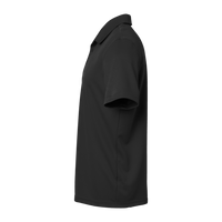 Adidas Men's Micro Piqué Polo, Black, Left Sleeve view