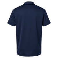 Adidas Men's Micro Piqué Polo, Collegiate Navy, Back view