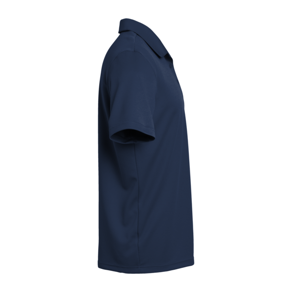 Adidas Men's Micro Piqué Polo, Collegiate Navy, Right Sleeve view