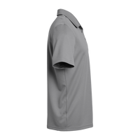 Adidas Men's Micro Piqué Polo, Grey Three, Right Sleeve view