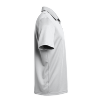Adidas Men's Micro Piqué Polo, White, Right Sleeve view