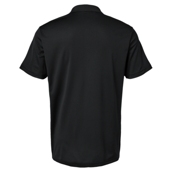 Adidas Men's Performance Piqué Polo, Black, Back view