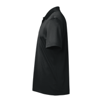 Adidas Men's Performance Piqué Polo, Black, Left Sleeve view