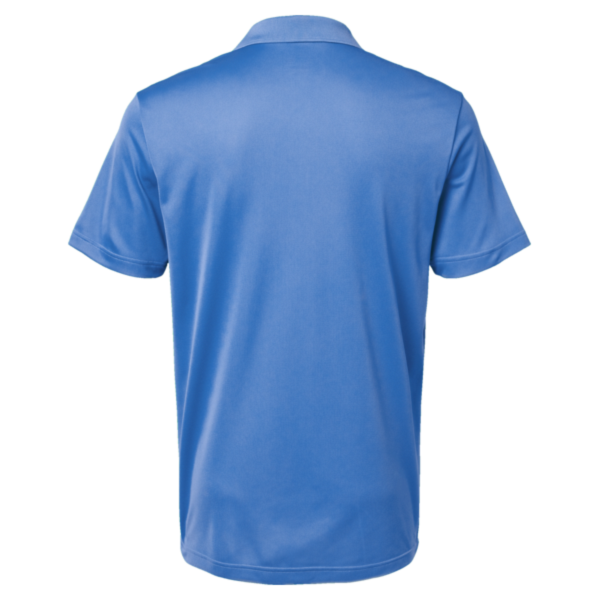 Adidas Men's Performance Piqué Polo, Blue Fusion, Back view