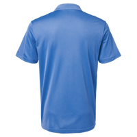 Adidas Men's Performance Piqué Polo, Blue Fusion, Back view