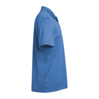 Adidas Men's Performance Piqué Polo, Blue Fusion, Right Sleeve view