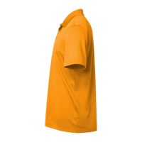 Adidas Men's Performance Piqué Polo, Bright Orange, Left Sleeve view