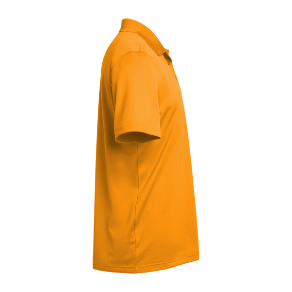 Adidas Men's Performance Piqué Polo, Bright Orange, Right Sleeve view