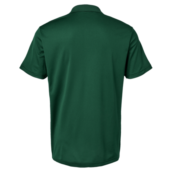 Adidas Men's Performance Piqué Polo, Collegiate Green, Back view