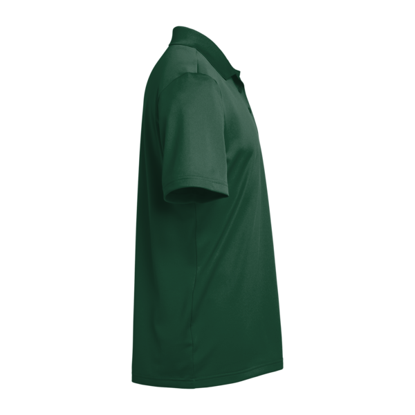 Adidas Men's Performance Piqué Polo, Collegiate Green, Right Sleeve view