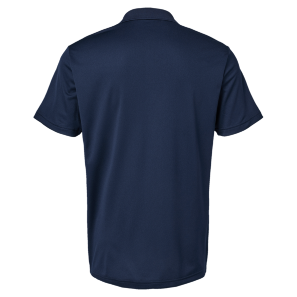 Adidas Men's Performance Piqué Polo, Collegiate Navy, Back view