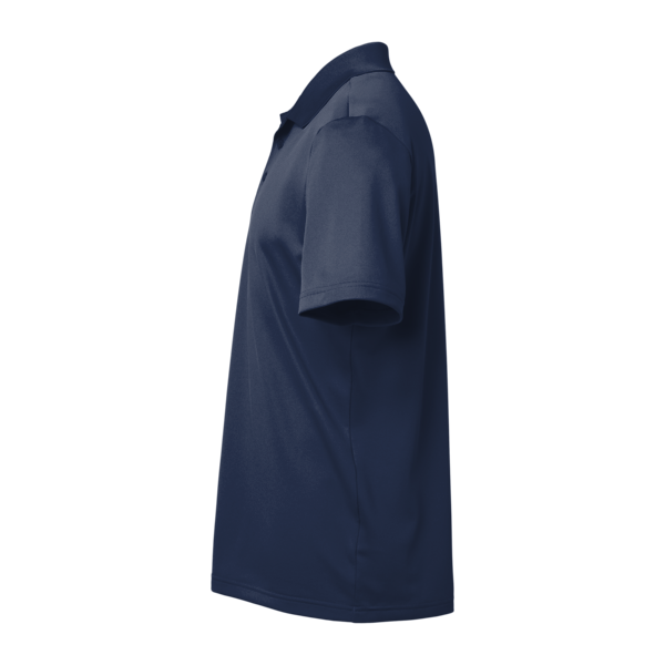 Adidas Men's Performance Piqué Polo, Collegiate Navy, Left Sleeve view