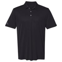 Adidas Men's Performance Polo, Black, Front view