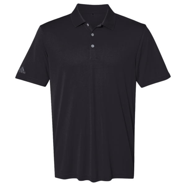 Adidas Men's Performance Polo, Black, Front view