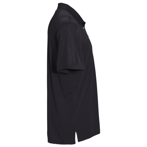 Adidas Men's Performance Polo, Black, Right Sleeve view