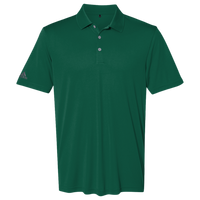 Adidas Men's Performance Polo, Collegiate Green, Front view