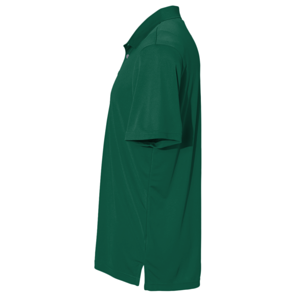 Adidas Men's Performance Polo, Collegiate Green, Left Sleeve view