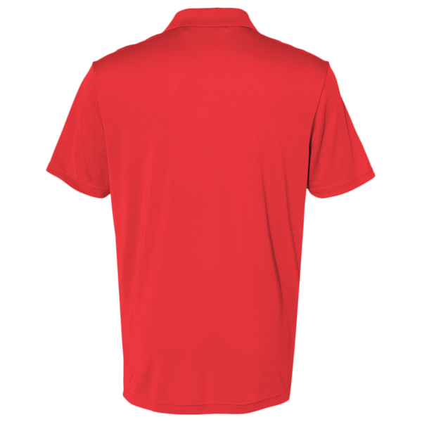 Adidas Men's Performance Polo, Collegiate Red, Back view