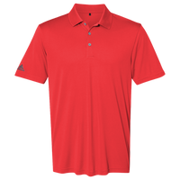 Adidas Men's Performance Polo, Collegiate Red, Front view