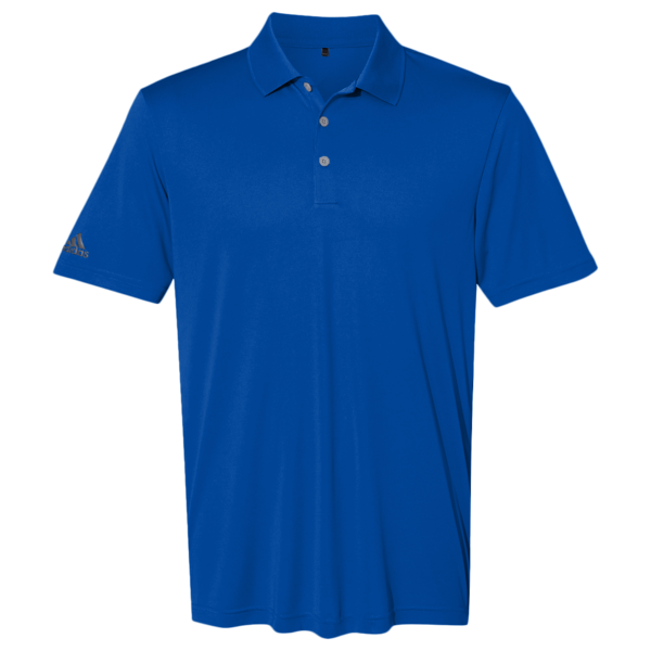 Adidas Men's Performance Polo, Collegiate Royal, Front view