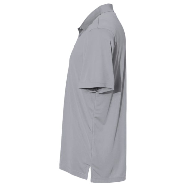 Adidas Men's Performance Polo, Grey Three, Left Sleeve view