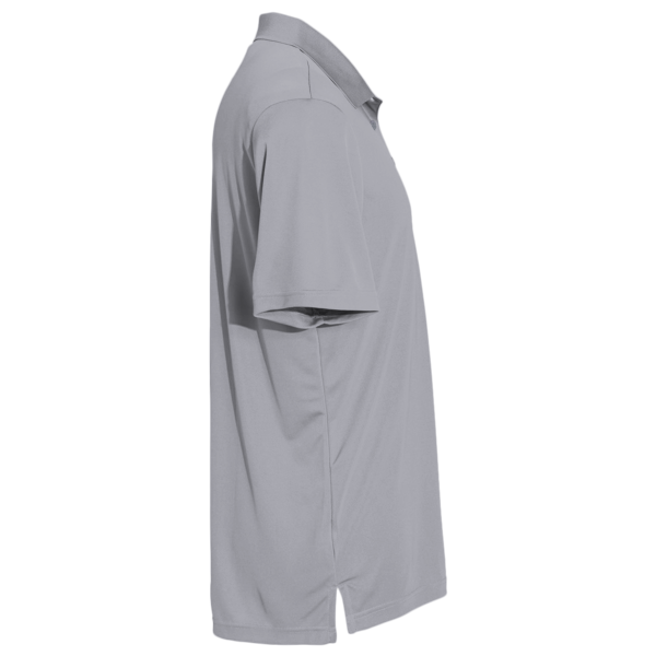 Adidas Men's Performance Polo, Grey Three, Right Sleeve view