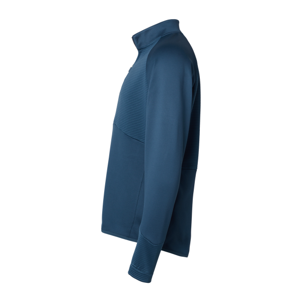 Adidas Men's Performance Quarter-Zip Pullover, Crew Navy, Left Sleeve view
