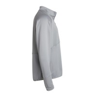 Adidas Men's Performance Quarter-Zip Pullover, Grey Three, Right Sleeve view