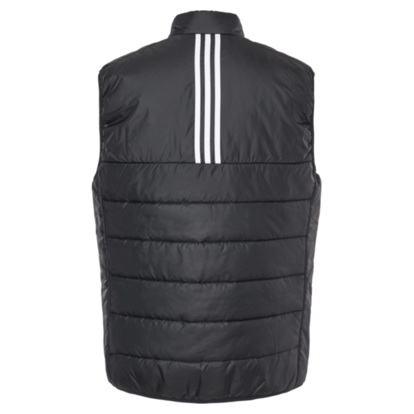 Adidas Men's Puffer Full-Zip Vest, Black, Back view