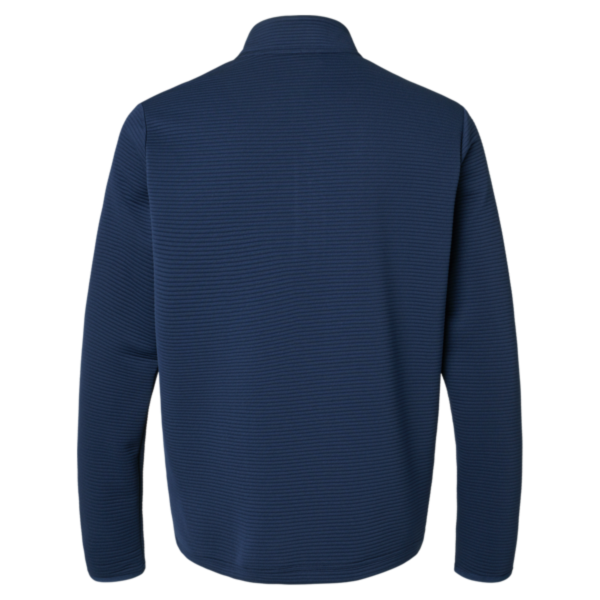 Adidas Men's Spacer Quarter-Zip Pullover, Collegiate Navy, Back view