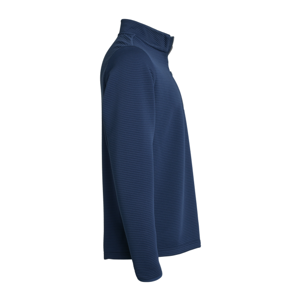 Adidas Men's Spacer Quarter-Zip Pullover, Collegiate Navy, Right Sleeve view