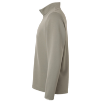 Adidas Men's Spacer Quarter-Zip Pullover, Silver Pebble, Left Sleeve view