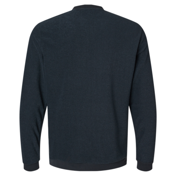 Adidas Men's Terry Loop Crewneck Sweatshirt, Black, Back view