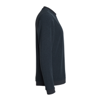 Adidas Men's Terry Loop Crewneck Sweatshirt, Black, Right Sleeve view