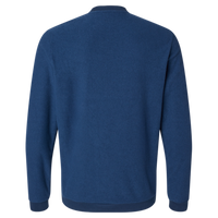 Adidas Men's Terry Loop Crewneck Sweatshirt, Collegiate Navy, Back view