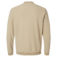 Adidas Men's Terry Loop Crewneck Sweatshirt, Hemp, Back view
